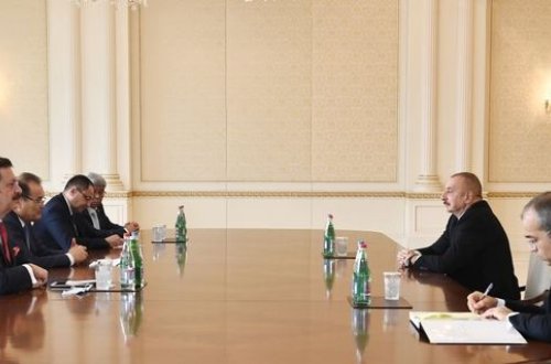 İlham Əliyev bir sıra görüşlər keçirdi - YENİLƏNİB + FOTO