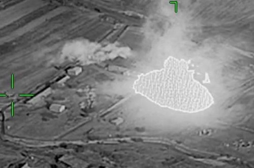 Xankəndi yaxınlığında düşmənin daha 2 sursat anbarı məhv edildi - VİDEO