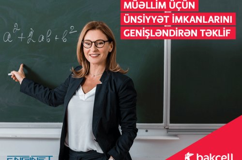 “Bakcell”dən müəllimlər üçün xüsusi tarif