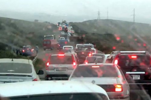 Ermənilər Xankəndidən kütləvi qaçırlar – VİDEO