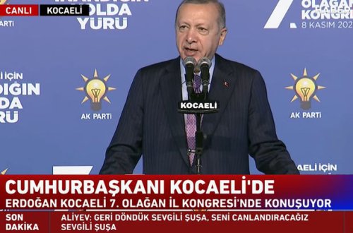 Ərdoğan Şuşanın azad edilməsi münasibəti ilə təbrik etdi - VİDEO