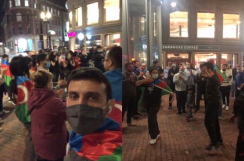 ABŞ-da Şuşa zəfəri sevinci - VİDEO