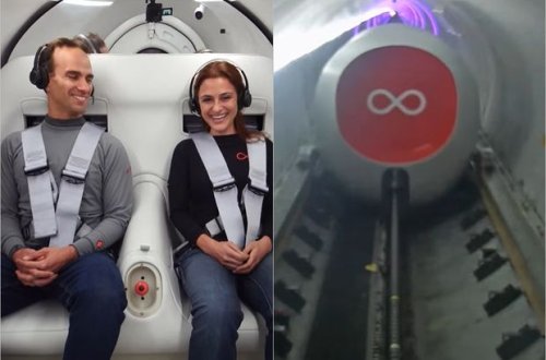 ABŞ-da dünyanın ilk vakum qatarı sınaqdan keçirildi - VİDEO