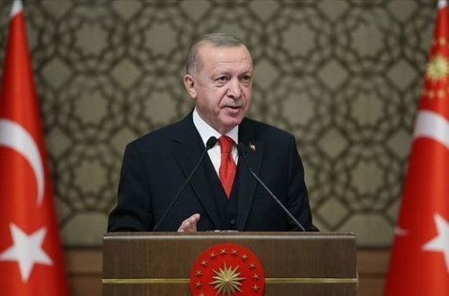 Ərdoğan: “İki dövlət, bir millət olaraq bu yolda bir addımlayacağıq” - VİDEO