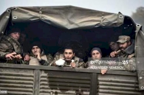 Erməni qoşunları Dağlıq Qarabağdan çıxarılır - Fotolar