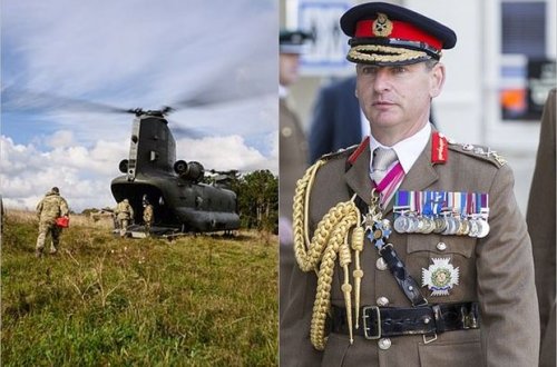 Britaniya ordusunun baş qərargah rəisi hərbi təlim zamanı itkin düşüb - FOTO