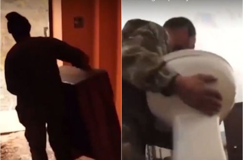 Ermənilərin Kəlbəcərdən miskin köçü: Çərçivələri, unitazları da aparırlar - VİDEO