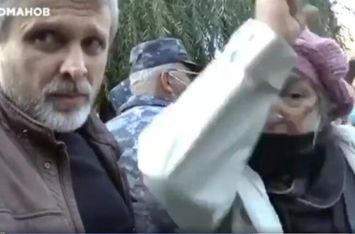 Rus jurnalist erməni qadınını SUSDURDU - VİDEO