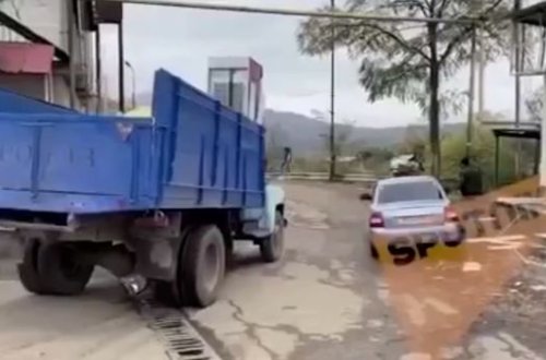 Ermənilər Laçını tərk edirlər - VİDEO