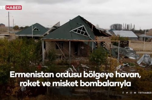 Tərtərdə müharibənin dəhşətli izləri havadan görüntüləndi - VİDEO