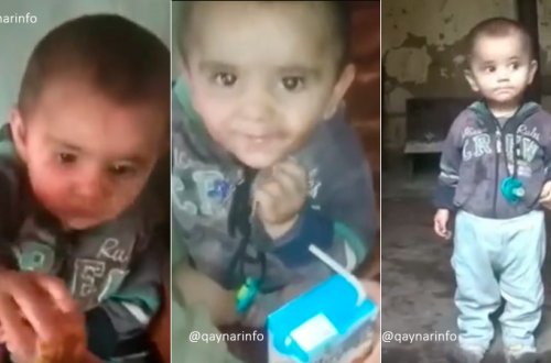 Azərbaycan əsgəri erməni uşağı belə xilas etdi - VİDEO