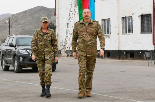 Cəbrayıla səfər edən Prezidentlə xanımının maraqlı dialoqu (VİDEO)