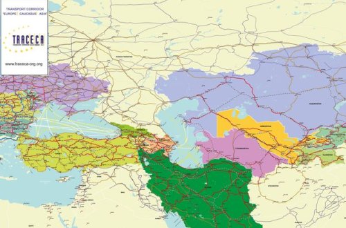 TRACECA-nın Azərbaycan hissəsindən daşınan yüklərin həcmi azalıb