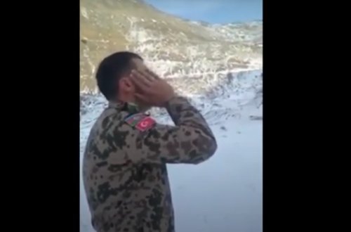 Kəlbəcərin əlçatmaz yüksəkliyində İLK AZAN səsləndi-VİDEO