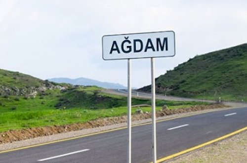 Ağdama gedən yol açıldı - Video