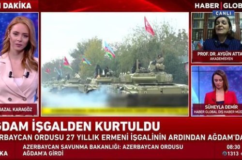 Освобождение Агдамского района от армянской оккупации обсуждается на Haber Global - ПРЯМОЙ ЭФИР