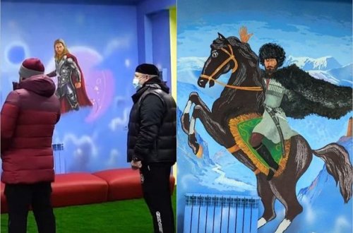 Uşaq oyun mərkəzi Kadırovun qeyri-adi istəyini yerinə yetirdi – FOTO/VİDEO