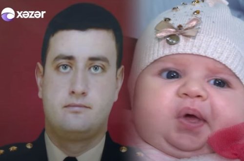 Cəbhəyə getdiyi gün qızı doğulan şəhidimiz - VİDEO