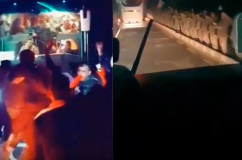 Naxçıvan zəfərlə qayıdan hərbçilərini BELƏ QARŞILADI - VİDEO