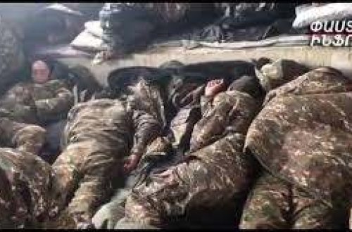 Məğlub Ermənistan ordusunun acınacaqlı vəziyyəti - VİDEO