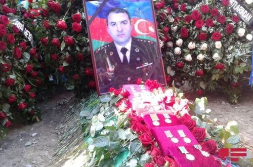 Şəhid polkovnik Babək Səmidli dəfn olunub - FOTO