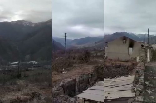Кадры из разоренного и разрушенного врагом города Кельбаджара - ВИДЕО
