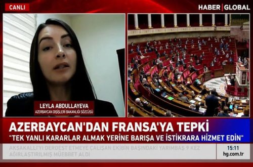 Azərbaycan Fransa səfirinə nota verdi - VİDEO