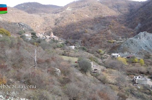 Kəlbəcər rayonunun Vəng kəndindən videogörüntülər - VİDEO