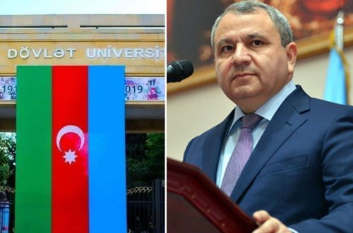 Bakı Dövlət Universitetindən bayrağımıza qarşı hörmətsizlik - BU DƏFƏ RƏHBƏRLİK - FOTOFAKT