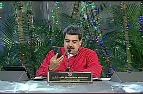 Maduro telefon nömrəsini paylaşdı: “Məni qruplarınıza əlavə edin” - VİDEO