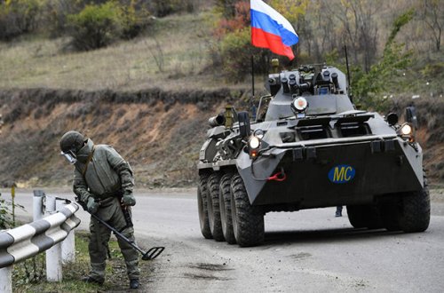 Rusiya Müdafiə Nazirliyindən mina əməliyyatı ilə bağlı açıqlama