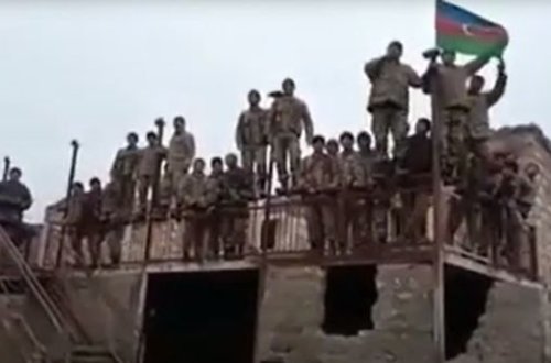 Laçında Azərbaycanın Dövlət Himni oxundu - VİDEO