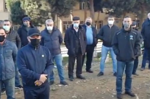 Bakıda etiraz aksiyası keçirilir - “Qaya Tikinti İnşaat” MTK-ya görə (VİDEO)