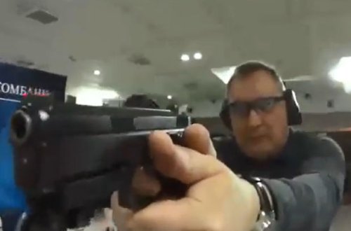 Roqozin tapança atəşi ilə bağlı məşqlərinin görüntülərini yayımladı - FOTO