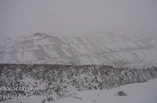 Kəlbəcərin Zod qızıl yatağının görüntüləri - VİDEO