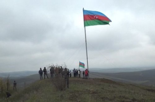 250 metrlik zirvədə dalğalanan şanlı bayrağımız – VİDEO