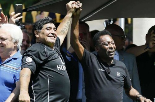 Peledən Maradona barədə təsirli sözlər: “Bir gün cənnətdə eyni komandada oynayacağıq” - FOTO