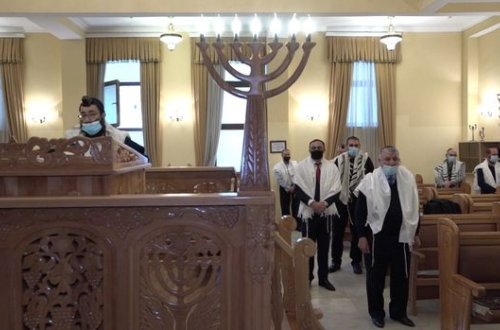 Dağ Yəhudiləri Dini İcması şəhidlərin xatirəsini yad etdi – VİDEO