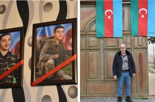 FHN-in İdman-Sağlamlıq Mərkəzinin əməkdaşları şəhid ailəsini ziyarət ediblər - FOTO