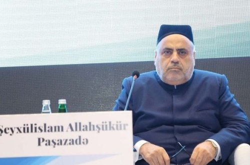 Allahşükür Paşazadə: “Bu gün şəhidlərimizin ruhuna birlikdə dualar edirik”