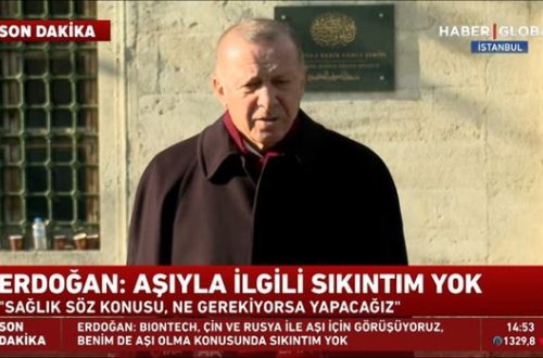 Ərdoğan Makrona Azərbaycan Prezidentinin tövsiyəsi ilə cavab verdi - VİDEO