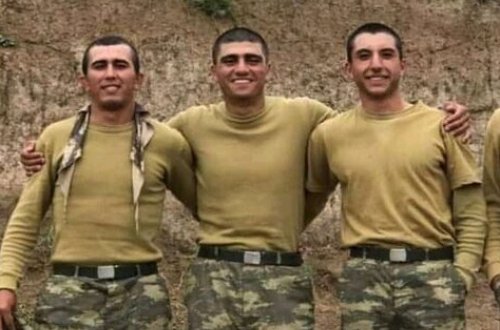 Şəhid olan kəşfiyyatçı dostlar ÜRƏK DAĞLADI - FOTO