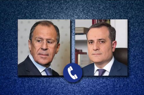 Lavrov Azərbaycan XİN rəhbəri ilə Qarabağdakı vəziyyəti müzakirə edib