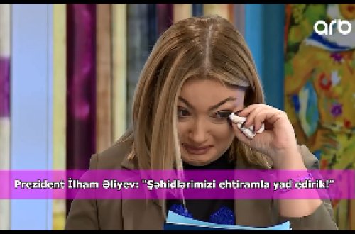 Məşhur aparıcı efirdə HÖNKÜR- HÖNKÜR AĞLADI - VİDEO