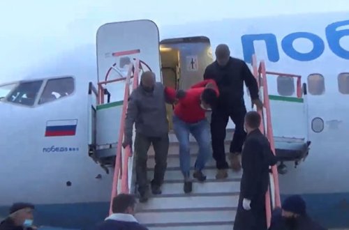 Terrorçuların tərəfdarı Rusiyadan qaçmaq istəyərkən ələ keçdi - VİDEO