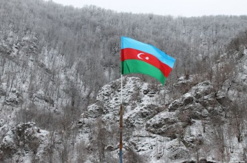 Azərbaycan polisi Kəlbəcərdə postlar qurdu - FOTO