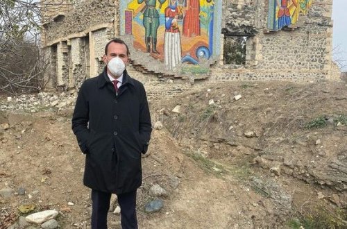 İtaliyanın dövlət katibi Ağdama səfəri ilə bağlı təəssüratlarını bölüşüb - FOTO