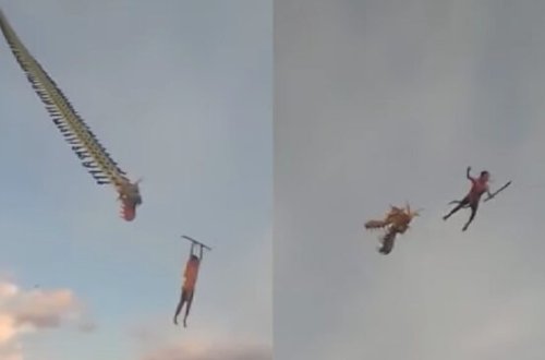Çərpələng 12 yaşlı uşağı uçurtdu, qolları altı yerdən qırıldı - VİDEO