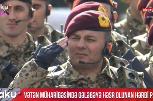 Bakıda möhtəşəm Zəfər paradı başladı - CANLI YAYIM