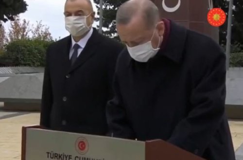 Türkiyə Prezident Administrasiyası Şəhidlər Xiyabanından paylaşım etdi – VİDEO